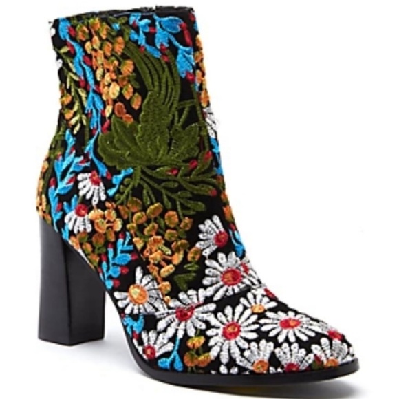 Coconuts by Matisse floral Daisy Jess booties ankle boots - Picture 3 of 4